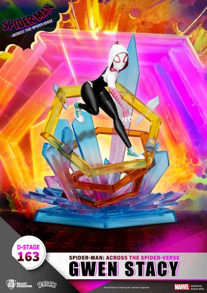 Diorama de PVC Marvel D-Stage Hombre Araña: A través del Spider-Verse Gwen Stacy 15 cm