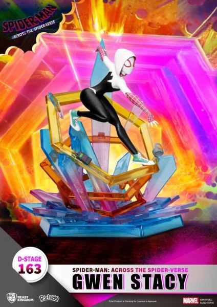 Diorama de PVC Marvel D-Stage Hombre Araña: A través del Spider-Verse Gwen Stacy 15 cm