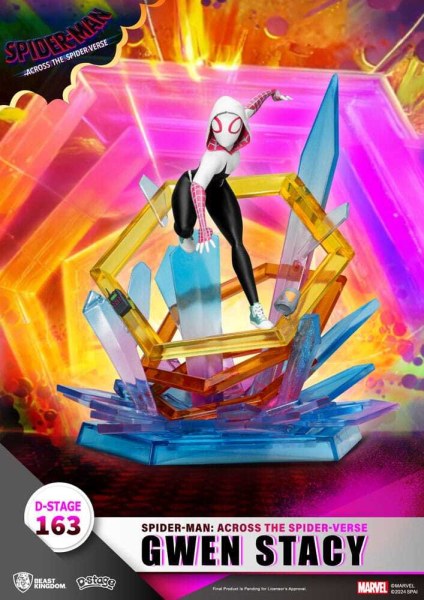 Diorama de PVC Marvel D-Stage Hombre Araña: A través del Spider-Verse Gwen Stacy 15 cm