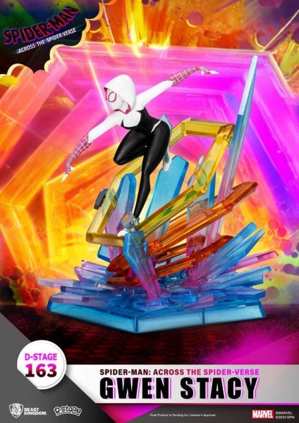 Diorama de PVC Marvel D-Stage Hombre Araña: A través del Spider-Verse Gwen Stacy 15 cm