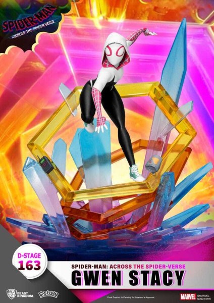 Diorama de PVC Marvel D-Stage Hombre Araña: A través del Spider-Verse Gwen Stacy 15 cm