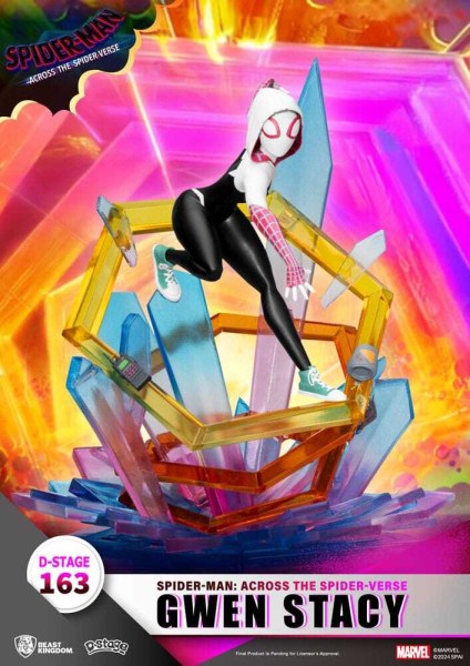 Diorama de PVC Marvel D-Stage Hombre Araña: A través del Spider-Verse Gwen Stacy 15 cm