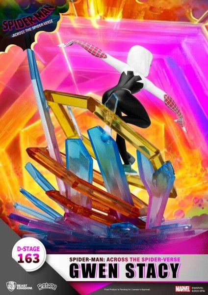 Diorama de PVC Marvel D-Stage Hombre Araña: A través del Spider-Verse Gwen Stacy 15 cm