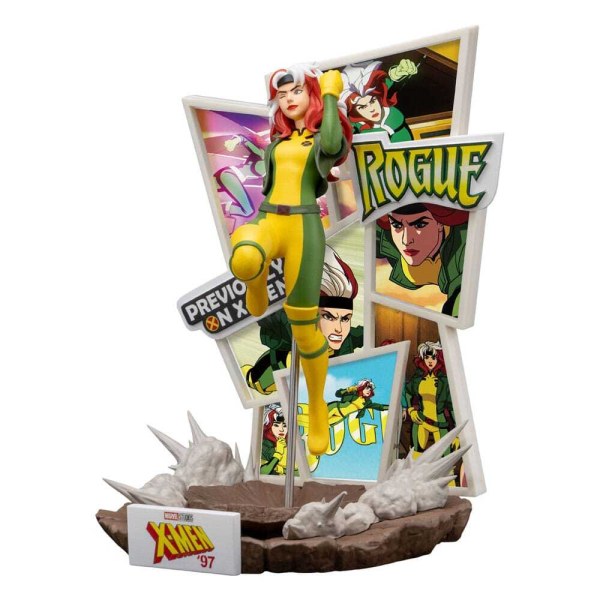 Diorama de PVC de X-Men '97 D-Stage Rogue (exclusivo de SDCC) 16 cm