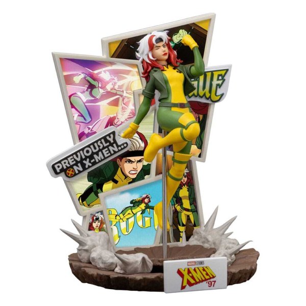 Diorama de PVC de X-Men '97 D-Stage Rogue (exclusivo de SDCC) 16 cm