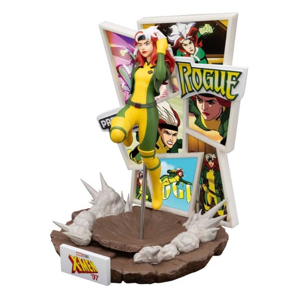 Diorama de PVC de X-Men '97 D-Stage Rogue (exclusivo de SDCC) 16 cm