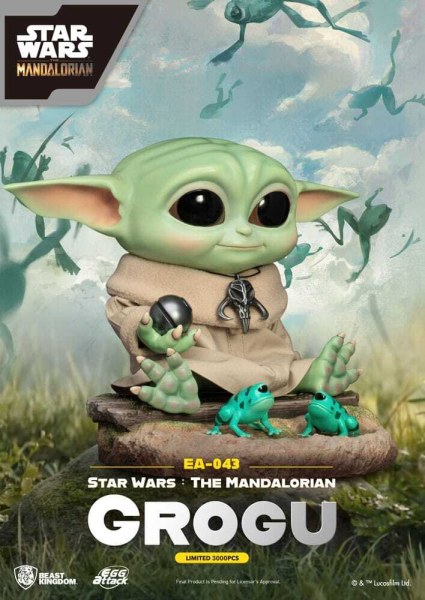 Star Wars: The Mandalorian Egg Attack Grogu estatuilla 18 cm