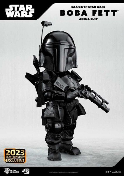 Estatuilla de Star Wars Egg Attack Boba Fett Arena Suit 17 cm