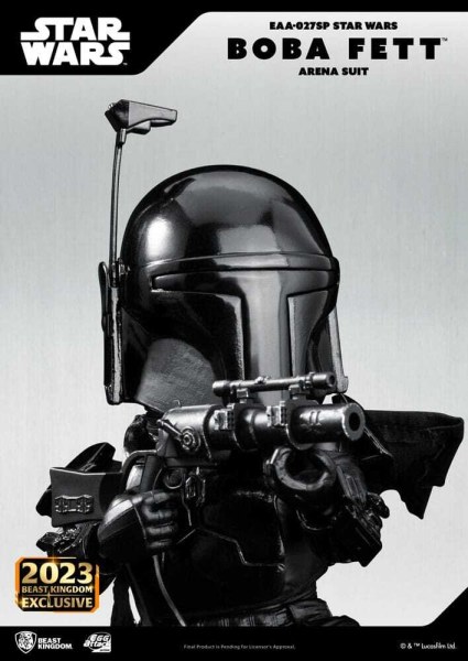 Estatuilla de Star Wars Egg Attack Boba Fett Arena Suit 17 cm