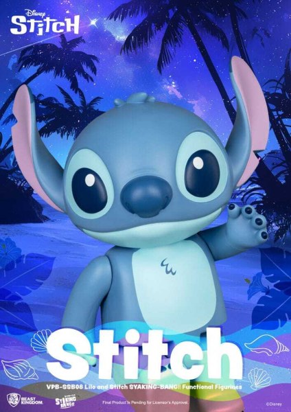 Hucha de vinilo Lilo y Stitch Syaking Bang Stitch 30 cm