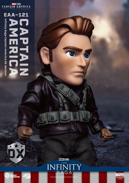Capitán América: El Primer Vengador Figura de acción Egg Attack Capitán América Versión DX 17 cm