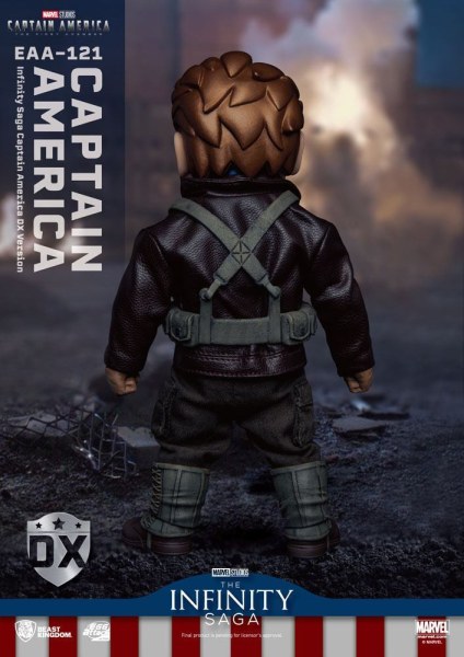 Capitán América: El Primer Vengador Figura de acción Egg Attack Capitán América Versión DX 17 cm
