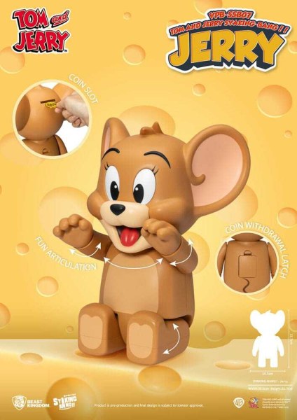 Figura de PVC de Tom Y Jerry Syaking Bang Jerry de 30 cm