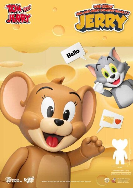 Figura de PVC de Tom Y Jerry Syaking Bang Jerry de 30 cm