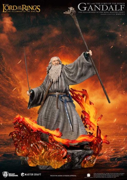 Estatua de Gandalf de El Señor de los Anillos, Master Craft, 58 cm