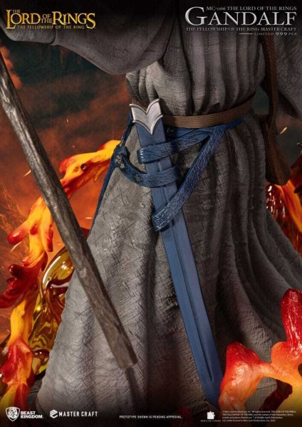 Estatua de Gandalf de El Señor de los Anillos, Master Craft, 58 cm