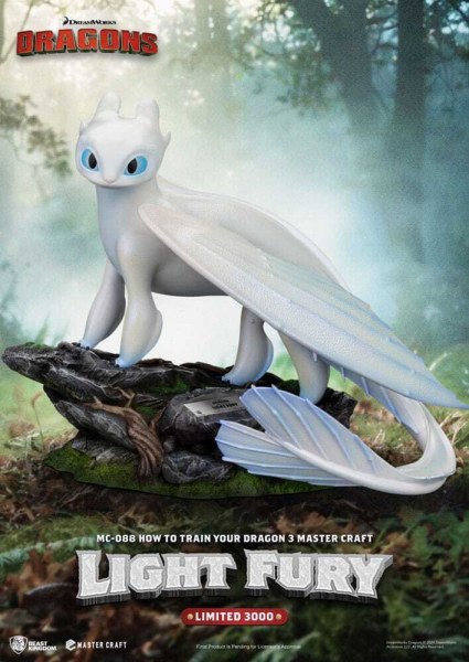 Estatuilla Furia Luminosa Master Craft de Dragons 3 de 29 cm