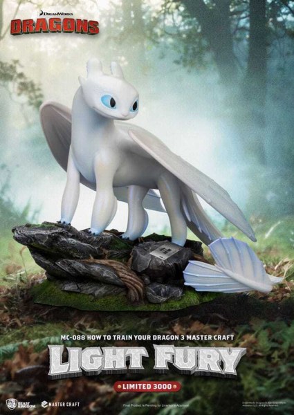 Estatuilla Furia Luminosa Master Craft de Dragons 3 de 29 cm