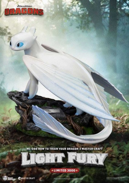 Estatuilla Furia Luminosa Master Craft de Dragons 3 de 29 cm