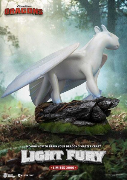 Estatuilla Furia Luminosa Master Craft de Dragons 3 de 29 cm