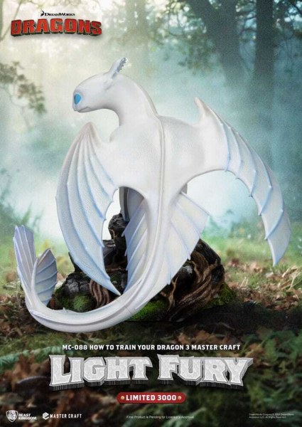 Estatuilla Furia Luminosa Master Craft de Dragons 3 de 29 cm