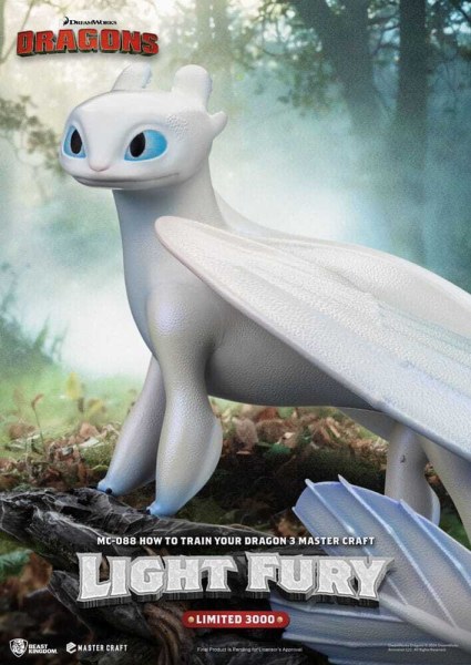 Estatuilla Furia Luminosa Master Craft de Dragons 3 de 29 cm