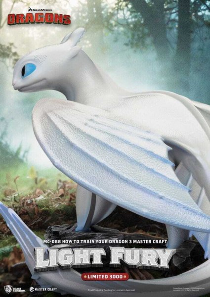 Estatuilla Furia Luminosa Master Craft de Dragons 3 de 29 cm