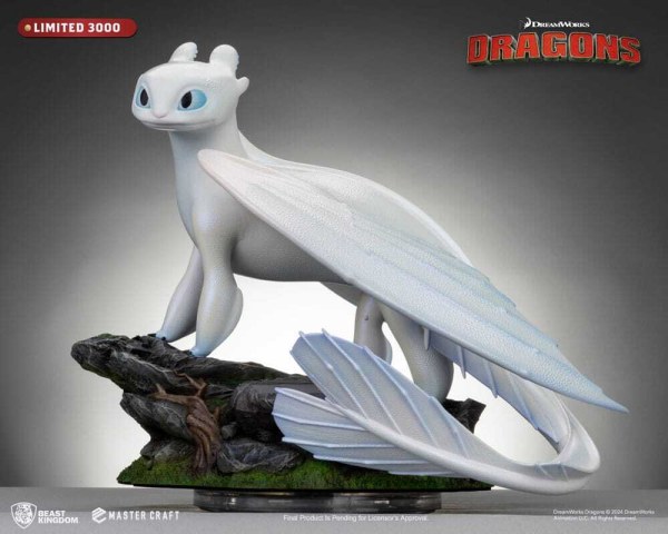 Estatuilla Furia Luminosa Master Craft de Dragons 3 de 29 cm