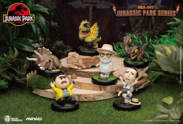 Figuras de Jurassic Park Mini Egg Attack Serie Jurassic Park Set 10 cm