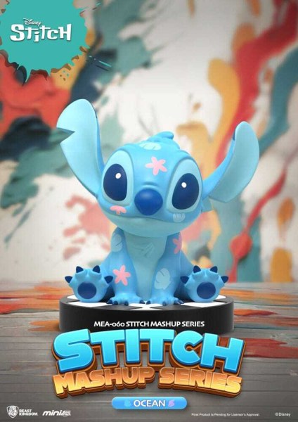 Surtido de figuras de Lilo & Stitch Mini Egg Attack en caja ciega Stitch Mashup Series de 10 cm