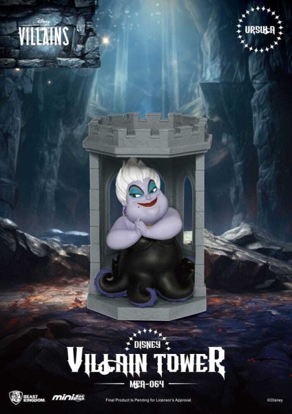 Surtido de figuras de villanos de Disney Mini Egg Attack Villain Tower Blind Box Series 12 cm
