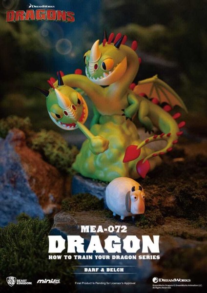 Surtido de figuras Cómo entrenar a tu dragón Serie Mini Egg Attack Blind Box 10 cm