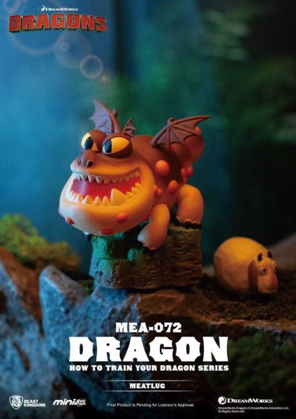 Surtido de figuras Cómo entrenar a tu dragón Serie Mini Egg Attack Blind Box 10 cm