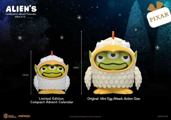 Calendario de Adviento de Toy Story: Mini huevos con ataque de extraterrestres y celebración