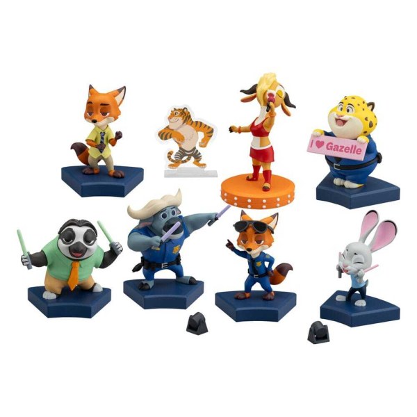 Surtido de figuras de Zootopia Mini Egg Attack Blind Box Concert Series 8 cm