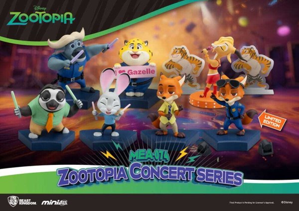 Surtido de figuras de Zootopia Mini Egg Attack Blind Box Concert Series 8 cm