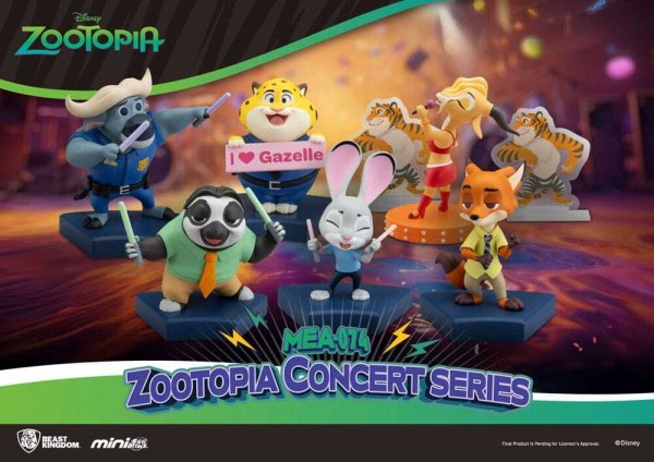 Surtido de figuras de Zootopia Mini Egg Attack Blind Box Concert Series 8 cm