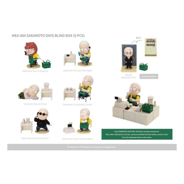 Sakamoto Nichijou Store Series Figuras Sakamoto Taro Caja ciega