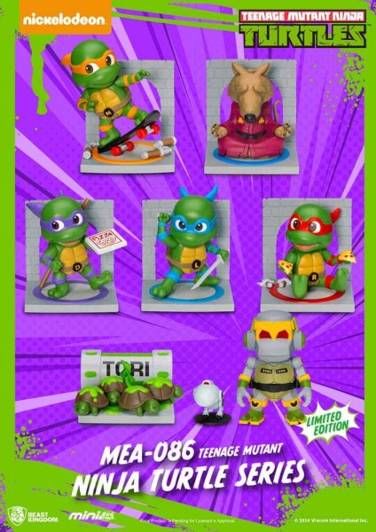 Surtido de figuras de las Tortugas Ninja Mini Egg Attack Blind Box Series 12 cm