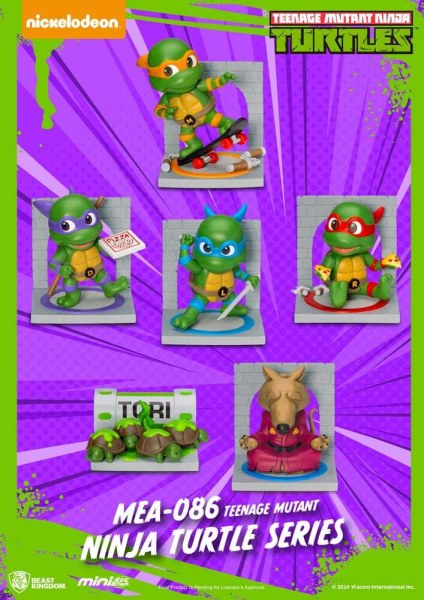 Surtido de figuras de las Tortugas Ninja Mini Egg Attack Blind Box Series 12 cm