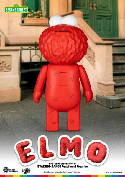 Hucha Vinilo Plaza Sésamo Siaking Bang Elmo 47 cm