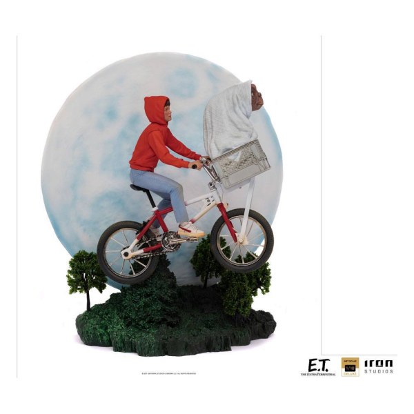 Estatuilla de ET el Extraterrestre 1 Escala de Arte Deluxe ET & Elliot 27 cm