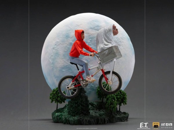 Estatuilla de ET el Extraterrestre 1 Escala de Arte Deluxe ET & Elliot 27 cm