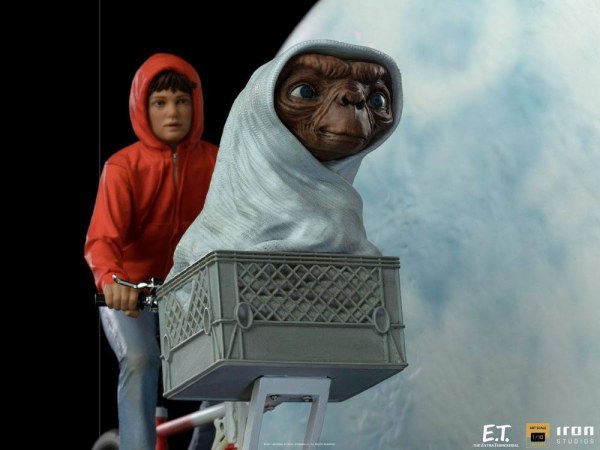 Estatuilla de ET el Extraterrestre 1 Escala de Arte Deluxe ET & Elliot 27 cm