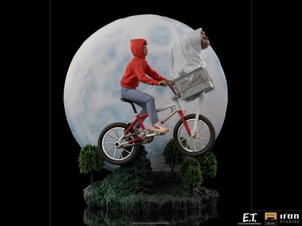 Estatuilla de ET el Extraterrestre 1 Escala de Arte Deluxe ET & Elliot 27 cm