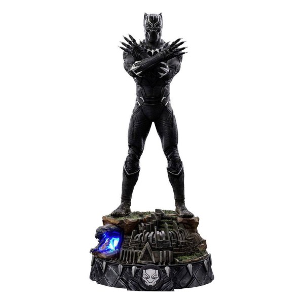 Estatuilla de La Saga del 10 1 Pantera Negra Deluxe 25 cm