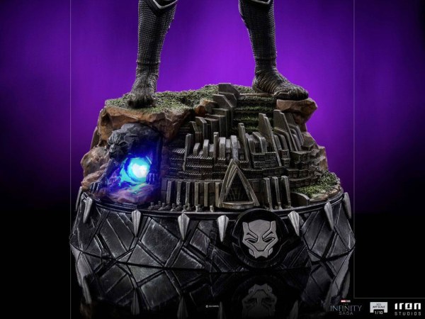 Estatuilla de La Saga del 10 1 Pantera Negra Deluxe 25 cm