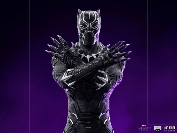 Estatuilla de La Saga del 10 1 Pantera Negra Deluxe 25 cm
