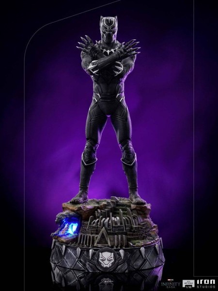 Estatuilla de La Saga del 10 1 Pantera Negra Deluxe 25 cm