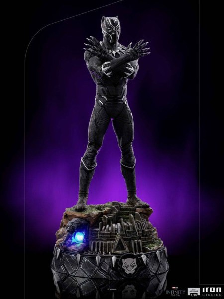 Estatuilla de La Saga del 10 1 Pantera Negra Deluxe 25 cm